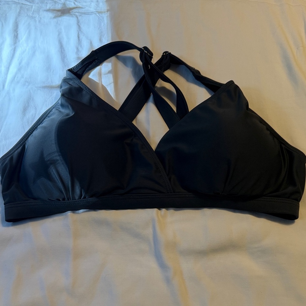 Gray Swim Top